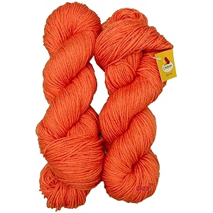 mg enterprise brilon salmon 400 gm wool hank hand knitting woolart craft soft fingering crochet hook yarn needle knitting yarn thread dye z pe