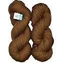 M.G ENTERPRISE Brilon Brown (300 gm) Wool Hank Hand Knitting Wool/Art Craft Soft Fingering Crochet Hook Yarn, Needle Knitting Yarn Thread dye W MF