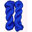 M.G ENTERPRISE Brilon Deep Blue (200 gm) Wool Hank Hand Knitting Wool/Art Craft Soft Fingering Crochet Hook Yarn, Needle Knitting Yarn Thread dye PB