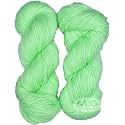 M.G ENTERPRISE Brilon Grape Green (200 gm) Wool Hank Hand Knitting Wool/Art Craft Soft Fingering Crochet Hook Yarn, Needle Knitting Yarn Thread dye E UF