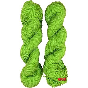 mg enterprise brilon green 300 gm wool hank hand knitting woolart craft soft fingering crochet hook yarn needle knitting yarn thread dye d c td