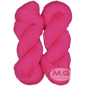 mg enterprise brilon light magenta 400 gm wool hank hand knitting woolart craft soft fingering crochet hook yarn needle knitting yarn thread dye e ug
