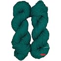 M.G ENTERPRISE Brilon Aqua Blue (300 gm) Wool Hank Hand Knitting Wool/Art Craft Soft Fingering Crochet Hook Yarn, Needle Knitting Yarn Thread dye L BB