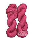 M.G ENTERPRISE Brilon Rosewood (200 gm) Wool Hank Hand Knitting Wool/Art Craft Soft Fingering Crochet Hook Yarn, Needle Knitting Yarn Thread dye K AG