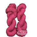 M.G ENTERPRISE Brilon Rosewood (300 gm) Wool Hank Hand Knitting Wool/Art Craft Soft Fingering Crochet Hook Yarn, Needle Knitting Yarn Thread dye KD