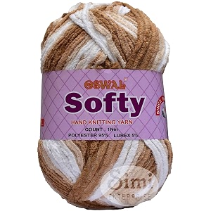 mg knitting yarn thick chunky wool softy rogut 450 gms best used with knitting needles-ee art-gha