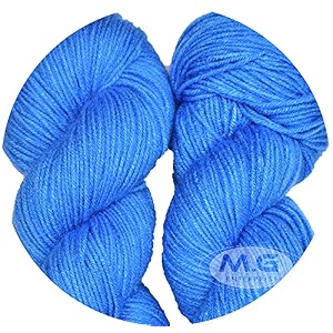 mg enterprise brilon sea blue 300 gm wool hank hand knitting woolart craft soft fingering crochet hook yarn needle knitting yarn thread dye gd