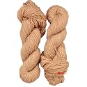M.G ENTERPRISE Brilon Skin (200 gm) Wool Hank Hand Knitting Wool/Art Craft Soft Fingering Crochet Hook Yarn, Needle Knitting Yarn Thread dye O EE