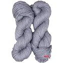 M.G ENTERPRISE Brilon Steel Grey (200 gm) Wool Hank Hand Knitting Wool/Art Craft Soft Fingering Crochet Hook Yarn, Needle Knitting Yarn Thread dye G WE