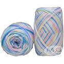 Ganga G-Ball Blue Lily (400 gm) Wool Ball Hand Knitting Wool/Art Craft Soft Fingering Crochet Hook Yarn, Needle Knitting Yarn Thread Dyed RC