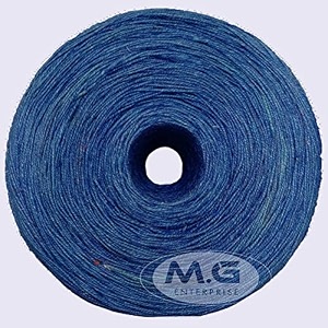 mg enterprise jute coloured airforce blue 4000 mtr combo colour exclusive twine ball threads string rope 3 ply - art-ajbb