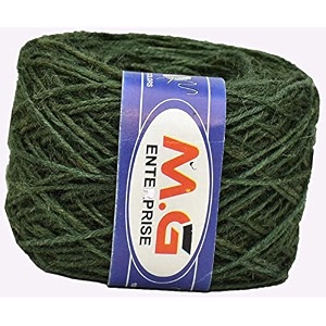 mg enterprise jute coloured light skin 3000 mtr combo colour exclusive twine ball threads string rope 3 ply - art-ajbd