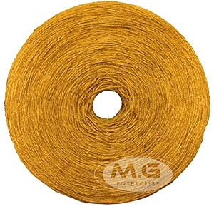 mg enterprise jute coloured new mustard 5000 mtr combo colour exclusive twine ball threads string rope 3 ply - art-aadg