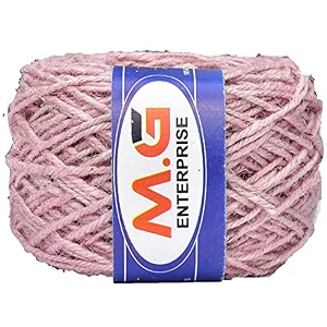 mg enterprise jute coloured orange 3500 mtr combo colour exclusive twine ball threads string rope 3 ply - art-abfb