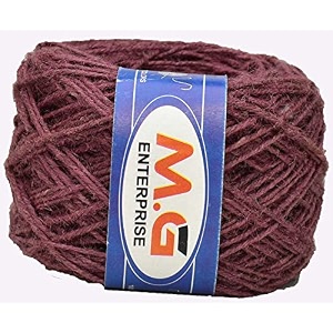 mg enterprise jute coloured peacock blue 5000 mtr combo colour exclusive twine ball threads string rope 3 ply - art-djb