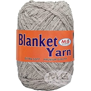 mg enterprise puffy steel grey crochet yarn 600 soft wool for knitting diy projects amp needle craft