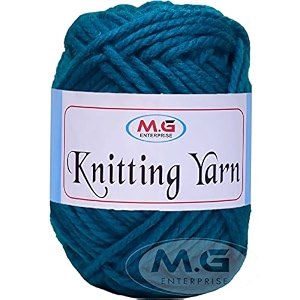 mg enterprise knitting yarn thick chunky wool airforce 300 gm best used with knitting needles crochet needles wool yarn for knitting by mg enterpris y zh