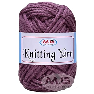 mg enterprise knitting yarn thick chunky wool deep salmon 200 gm best used with knitting needles crochet needles wool yarn for knitting by mg enterpris n oi