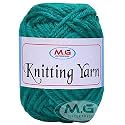 M.G ENTERPRISE Knitting Yarn Thick Chunky Wool, Teal 400 gm Best Used with Knitting Needles, Crochet Needles Wool Yarn for Knitting. by M.G ENTERPRIS J KH