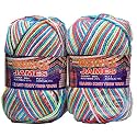M.G James Knitting Yarn Wool, Rainbow Ball 200 gm Best Used with Knitting Needles, Crochet Needles Wool Yarn for Knitting. by M.G E