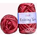 M.G ENTERPRISE Knitting Yarn Thick Chunky Wool, Deep Strawberry 400 gm Best Used with Knitting Needles, Crochet Needles Wool Yarn for Knitting. by M.G ENTERPRIS F GH