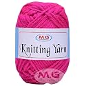 M.G ENTERPRISE Knitting Yarn Thick Chunky Wool, Magenta 400 gm Best Used with Knitting Needles, Crochet Needles Wool Yarn for Knitting. by M.G ENTERPRIS D EI