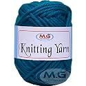 M.G ENTERPRISE Knitting Yarn Thick Chunky Wool, Airforce 300 gm Best Used with Knitting Needles, Crochet Needles Wool Yarn for Knitting. by M.G ENTERPRIS Y ZH