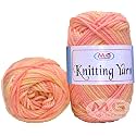 M.G ENTERPRISE Knitting Yarn Thick Chunky Wool, Multi Orange 400 gm Best Used with Knitting Needles, Crochet Needles Wool Yarn for Knitting. by M.G ENTERPRIS KE