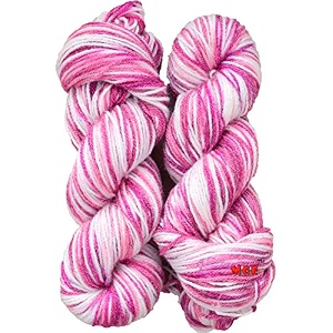 mg enterprise os wal berry magenta 300 gm wool hank hand knitting woolart craft soft fingering crochet hook yarn needle knitting yarn thread dye pa