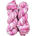 M.G ENTERPRISE Os wal Berry Magenta (500 gm) Wool Hank Hand Knitting Wool/Art Craft Soft Fingering Crochet Hook Yarn, Needle Knitting Yarn Thread dye RA