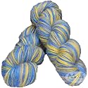 M.G ENTERPRISE Os wal Thread dye Soft Fingering Crochet Hook Hand Knitting Wool for Art Craft (500 gm, Multi)