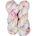 M.G ENTERPRISE Os wal Icey Magenta (400 gm) Wool Hank Hand Knitting Wool/Art Craft Soft Fingering Crochet Hook Yarn, Needle Knitting Yarn Thread dye J
