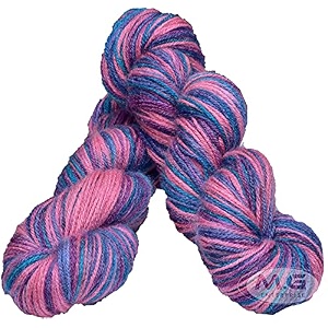 mg enterprise os wal multi lavender 400 gm wool hank hand knitting woolart craft soft fingering crochet hook yarn needle knitting yarn thread dye z