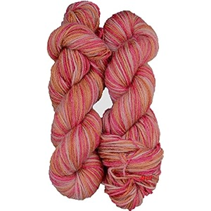 mg multi strawberry 200 gm wool hank hand knitting woolart craft soft fingering crochet hook yarn needle knitting yarn thread dye ib