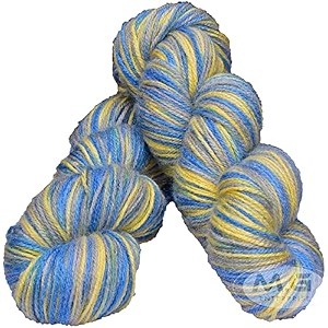 mg enterprise os wal multi blue berry 400 gm wool hank hand knitting woolart craft soft fingering crochet hook yarn needle knitting yarn thread dye f