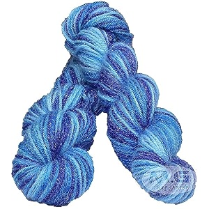 mg enterprise os wal multi royal 300 gm wool hank hand knitting woolart craft soft fingering crochet hook yarn needle knitting yarn thread dye s