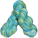 M.G ENTERPRISE Os wal Multi Green (200 gm) Wool Hank Hand Knitting Wool/Art Craft Soft Fingering Crochet Hook Yarn, Needle Knitting Yarn Thread dye D