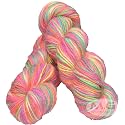 M.G ENTERPRISE Os wal Multi Rose (500 gm) Wool Hank Hand Knitting Wool/Art Craft Soft Fingering Crochet Hook Yarn, Needle Knitting Yarn Thread dye E