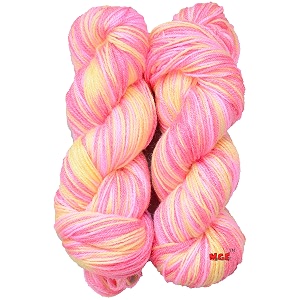 mg new orange 200 gm wool hank hand knitting woolart craft soft fingering crochet hook yarn needle knitting yarn thread dye h