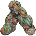 M.G ENTERPRISE Os wal Red Berry Mix (400 gm) Wool Hank Hand Knitting Wool/Art Craft Soft Fingering Crochet Hook Yarn, Needle Knitting Yarn Thread dye C