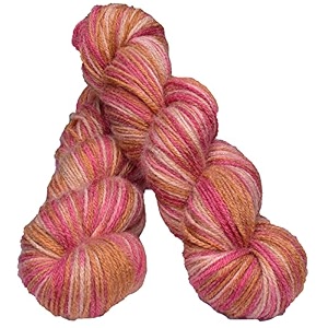 oswal strawberry 200 gm wool hank hand knitting woolart craft soft fingering crochet hook yarn needle knitting yarn thread dye i