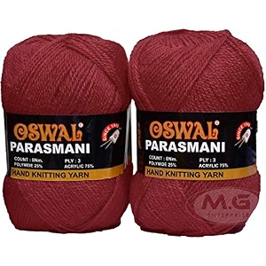 mg enterprise parasmani redsoft wool thread 400 for crochet knitting amp diy art projects