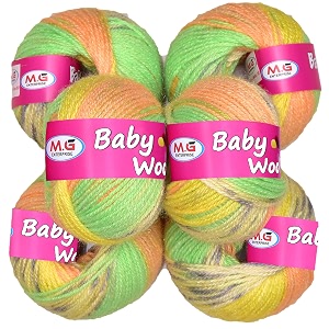 mg enterprise premium wool 100 acrylic wool apple green 8 pc baby wool mg wool ball hand knitting woolart craft soft mg fingering crochet hook yar bg