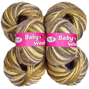 mg enterprise premium wool 100 acrylic wool multi mustard 12 pc baby wool mg wool ball hand knitting woolart craft soft mg fingering crochet hook yar ne