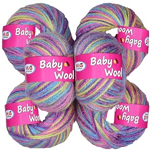 mg enterprise premium wool 100 acrylic wool multi chritmas 12 pc baby wool mg wool ball hand knitting woolart craft soft mg fingering crochet hook yar fc