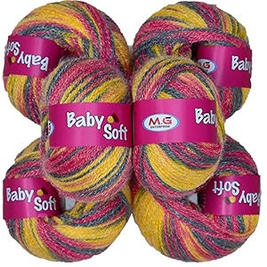 mg enterprise premium wool 100 acrylic wool multi rowan 12 pc baby wool mg wool ball hand knitting woolart craft soft mg fingering crochet hook yar lc