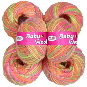 mg enterprise premium wool 100 acrylic wool multi rose 12 pc baby wool mg wool ball hand knitting woolart craft soft mg fingering crochet hook yar vd