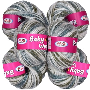 mg enterprise premium wool 100 acrylic wool multi greymix 12 pc baby wool mg wool ball hand knitting woolart craft soft mg fingering crochet hook yar hb