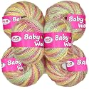 M.G ENTERPRISE Premium Wool 100% Acrylic Wool Redberry Jannat (12 pc) Baby Wool M/G Wool Ball Hand Knitting Wool/Art Craft Soft M/G Fingering Crochet Hook Yar PG