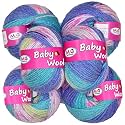 M.G ENTERPRISE Premium Wool 100% Acrylic Wool Arcus (16 pc) Baby Wool M/G Wool Ball Hand Knitting Wool/Art Craft Soft M/G Fingering Crochet Hook Yar TF